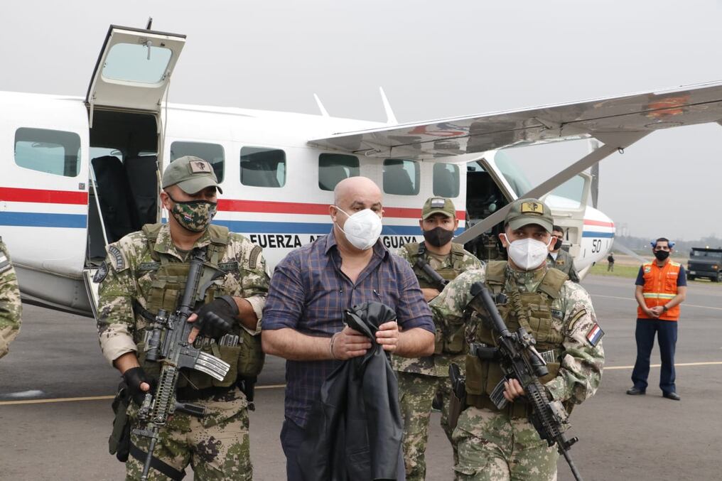 Kassem Mohamad Hijazi, ciudadano brasileño de origen libanés, fue detenido ayer en un operativo de la Senad y el Ministerio Público. Foto: Gentileza.