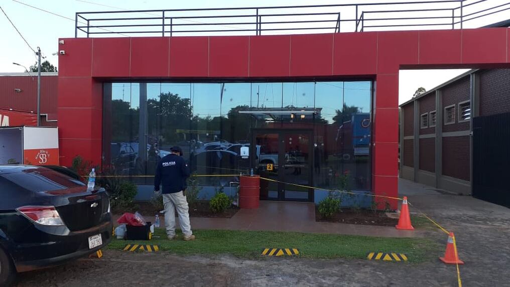 El fallecido fue identificado como Jaime Bobadilla, de 25 años, funcionario del local asaltado. Foto: Gentileza.