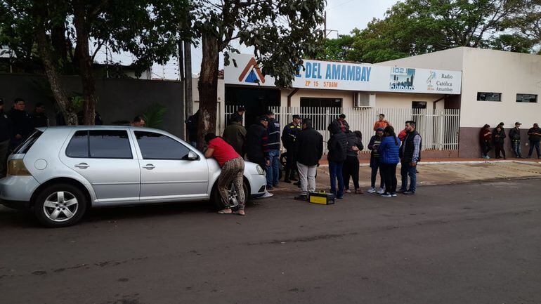 “Yo tuve que ir a la capital a golpear puertas para poder tener custodia policial, me ponían trabas, comentó Gustavo Báez Foto: Gentileza.