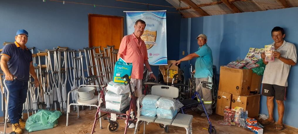 Juan Lukis comentó además que está previsto que llegue más ayuda en los próximos días desde Estos Unidos. Foto: Gentileza. 