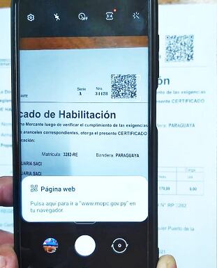 Este sistema permitirá consultar en tiempo real la veracidad y legitimidad de los documentos de cada embarcación perteneciente a la Marina Mercante. Foto: Gentileza.