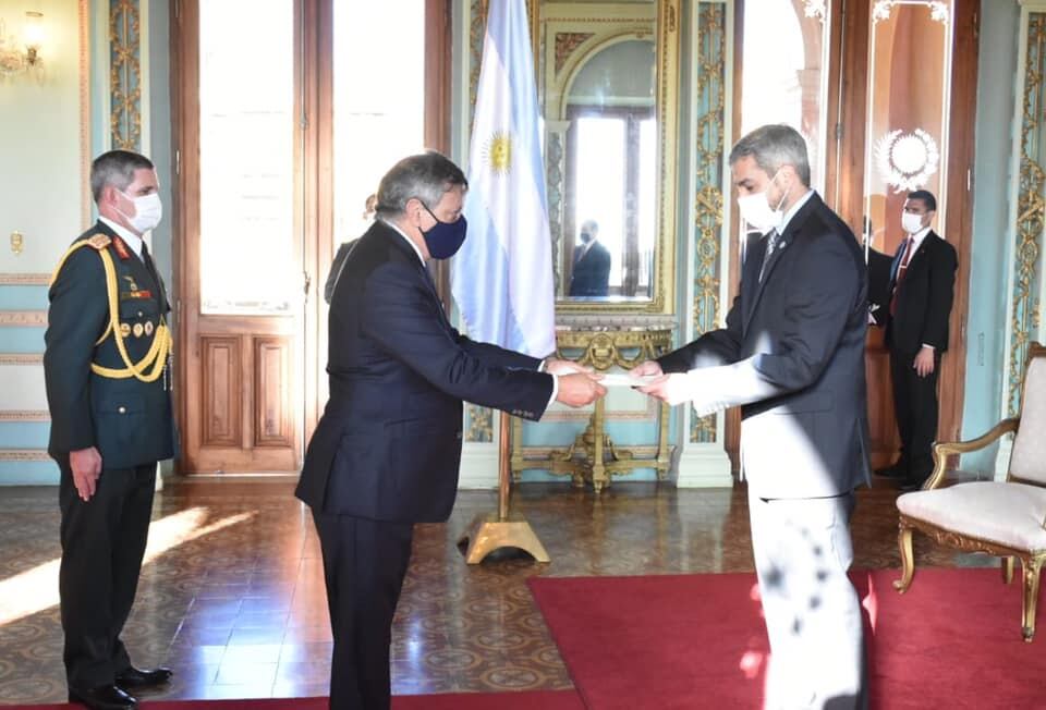 El representante diplomático de la Argentina destacó la predisposición del gobierno de Alberto Fernández con Paraguay. Foto: Archivo.