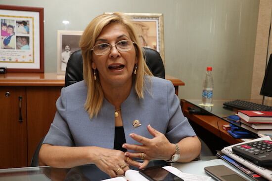 La senadora Hermelinda Alvarenga asume como miembro sustituto al frente del JEM en la causa de Efraín Alegre. Foto: Archivo.
