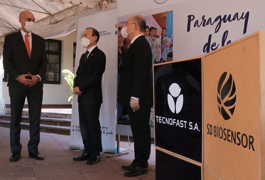 Los insumos fueron entregados por la empresa Tecnofast S.A. Foto: Gentileza.