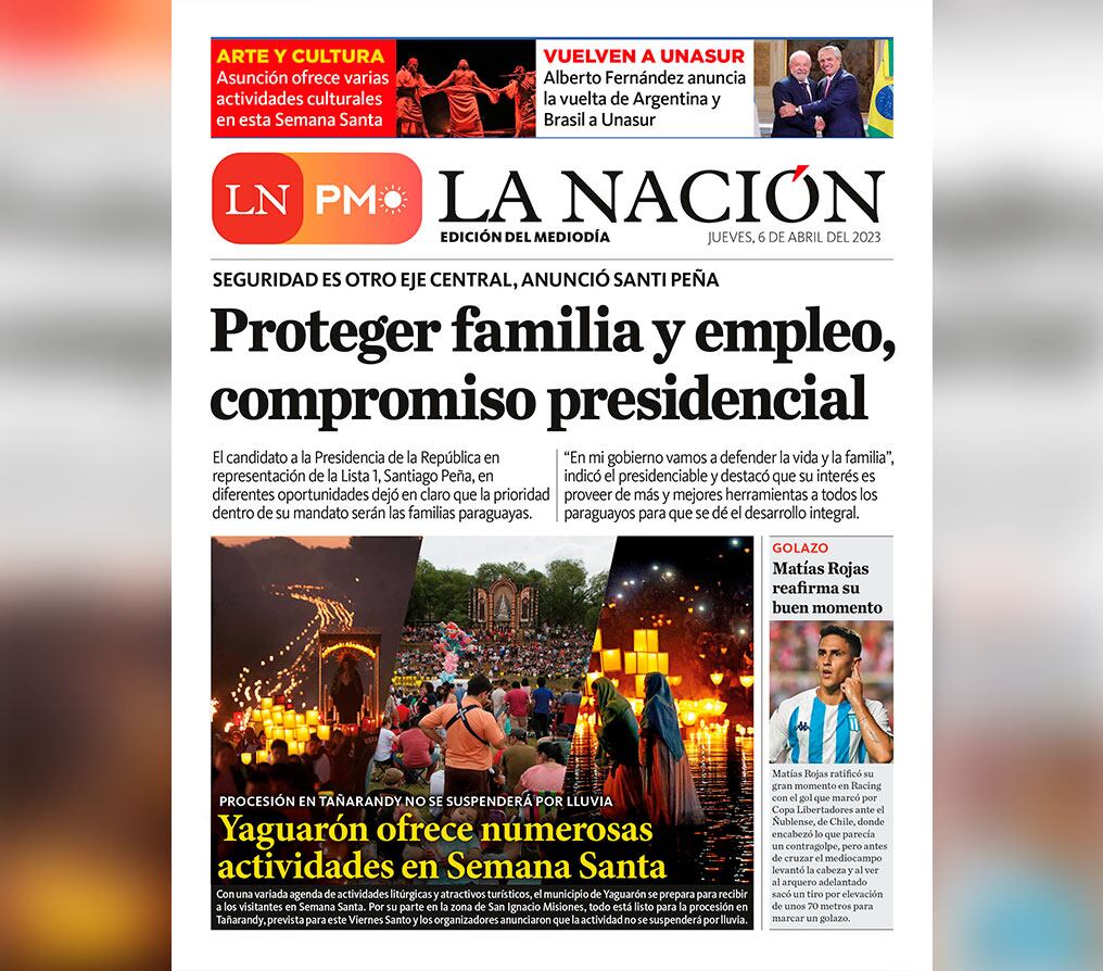 LN PM: edición mediodía del 6 de abril 
