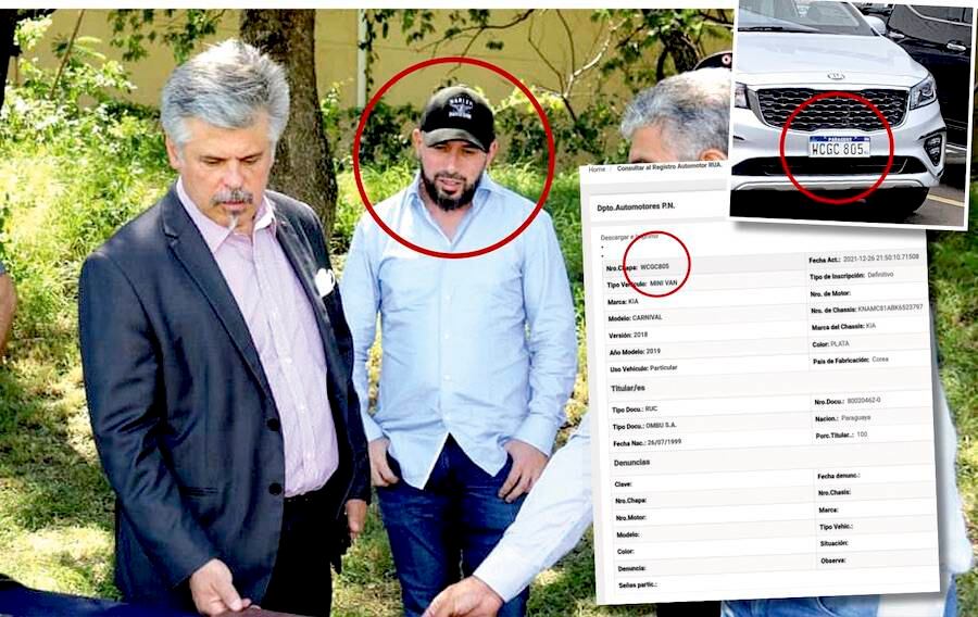 Él (Marcus Vinicius Espíndola, en círculo) era uno de los hombres más buscados de Brasil por lavado de dinero y narcotráfico. El brasileño formaría parte de una red internacional especializada en exportar drogas a Europa a través de vínculos con la mafia italiana, publicó el medio brasileño. Foto: Archivo