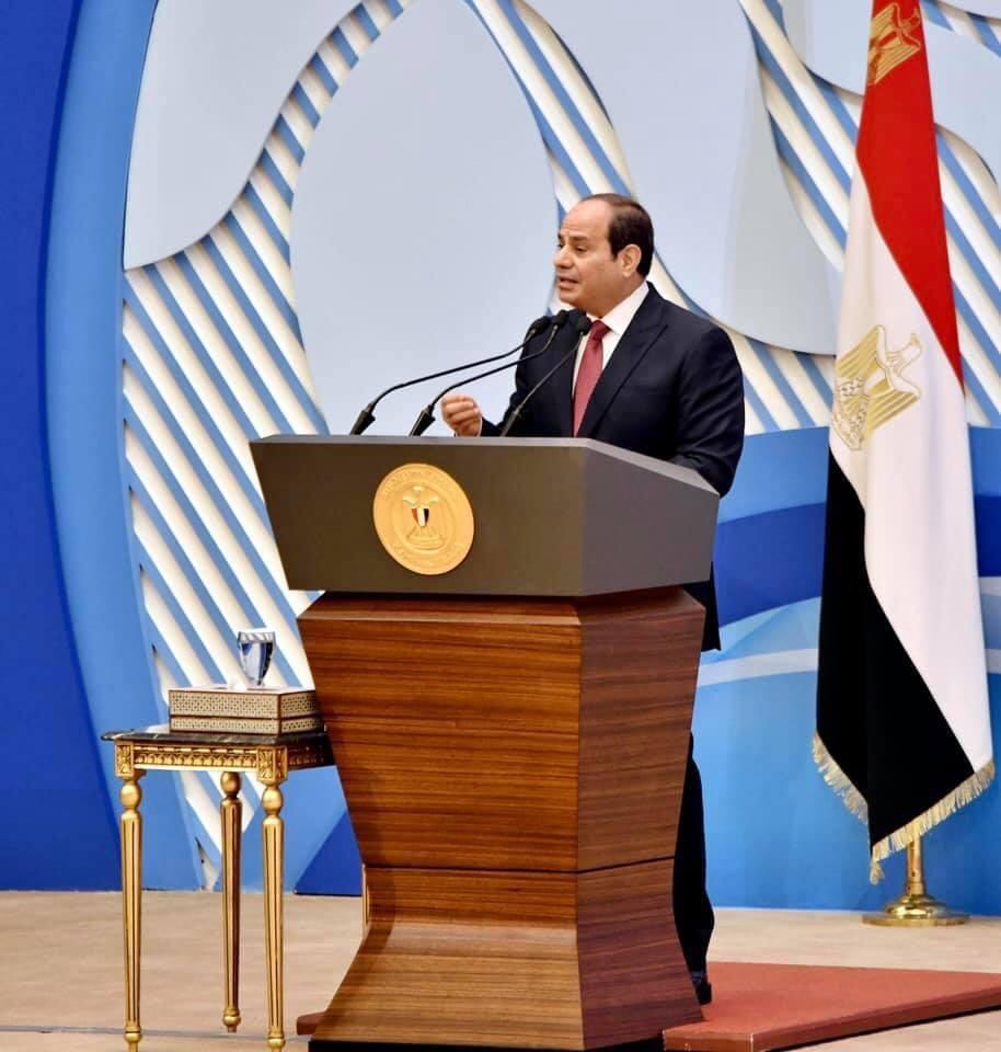 El presidente egipcio Abdel Fatah al Sisi instruyó a las autoridades a abrir el paso para atender a los heridos de Gaza en hospitales de Egipto y enviar ayuda. Foto: Twitter.