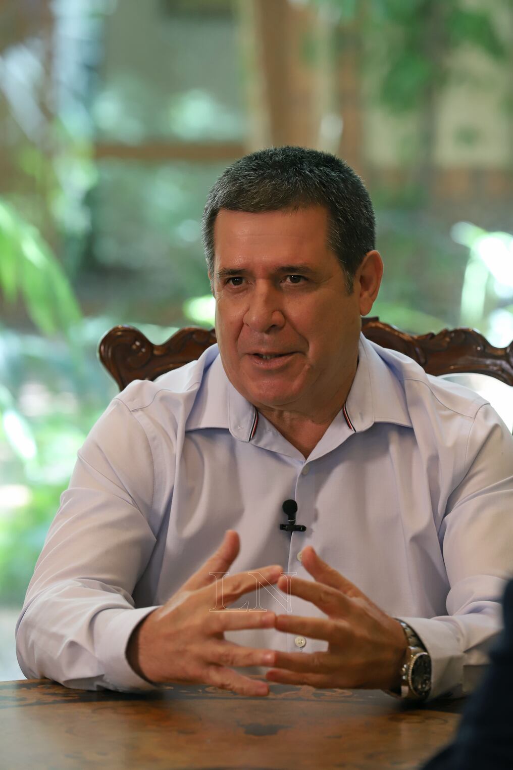 "Creo que el viejo modelo se acabó, del apriete; eso cansó a la gente”, enfatizó Cartes. Foto: Carlos Juri