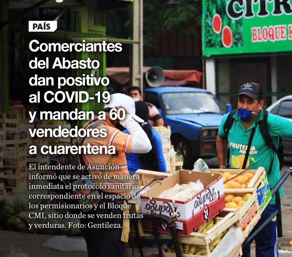 Comerciantes del Abasto dan positivo al COVID-19 y mandan a 60 vendedores a cuarentena