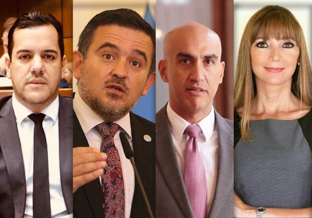 Los rostros del primer anillo del presidente de la República, Mario Abdo Benítez. Foto: Gentileza