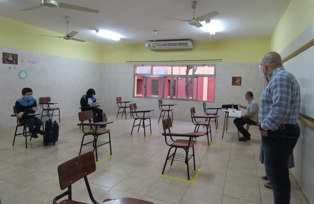 Varias escuelas y colegios del sector privado tomaron la decisión de iniciar las clases de forma presencial. Foto: Ilustrativa.