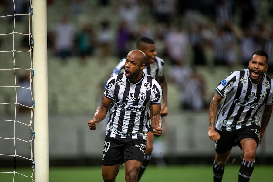 Wescley grita con todo su gol, el primero de Ceará.FOTO:FOTO CEARÁ FC