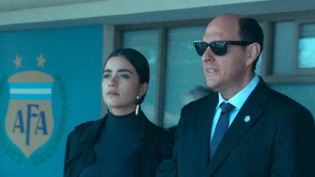 El colombiano Andrés Parra protagoniza "El Presidente" en el papel de Sergio Jadue. Foto: Gentileza.