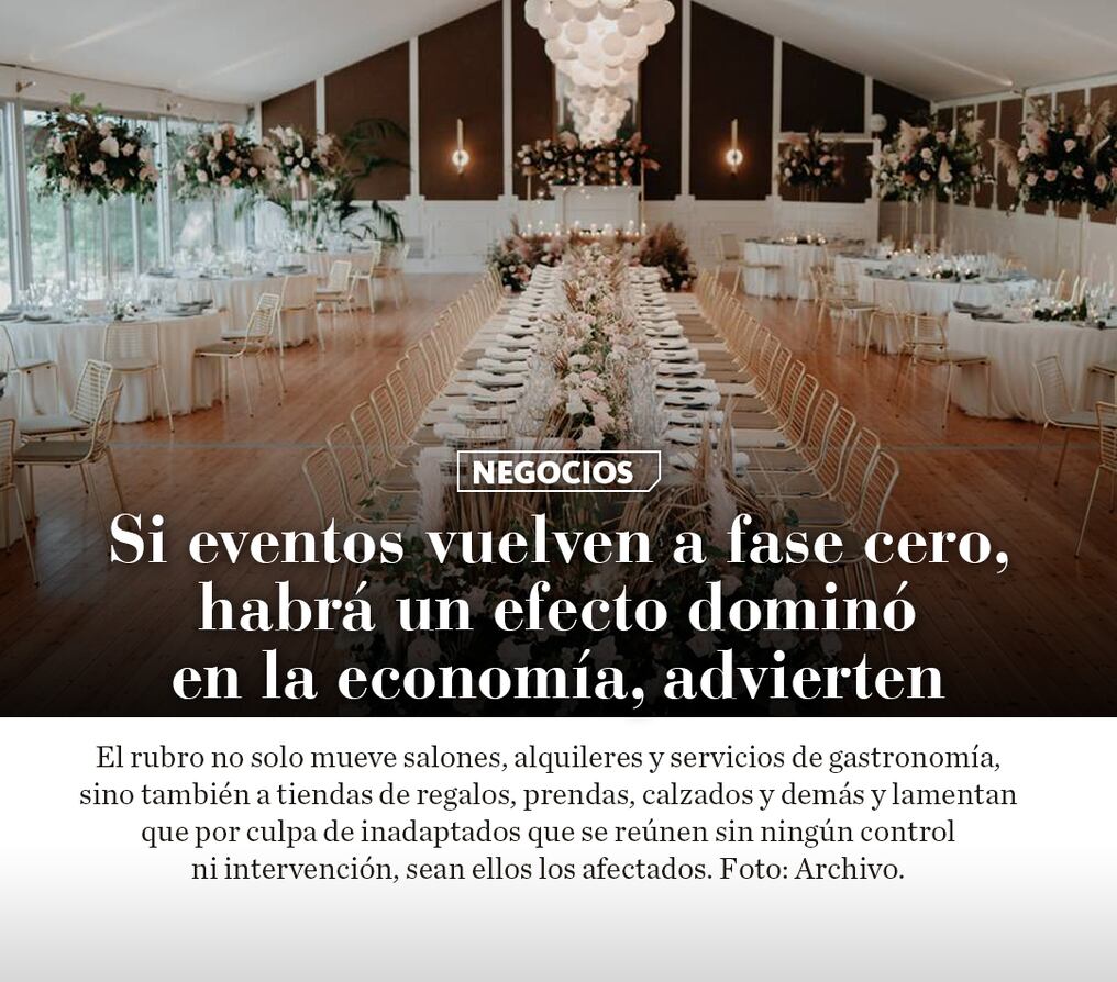 Si eventos vuelven a fase cero, habrá un efecto dominó en la economía, advierten