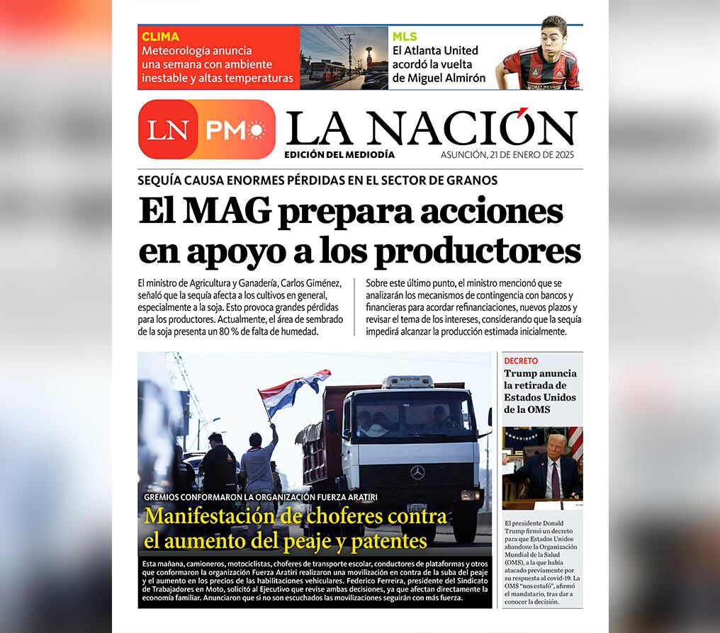 LN PM: edición del 21 de enero
