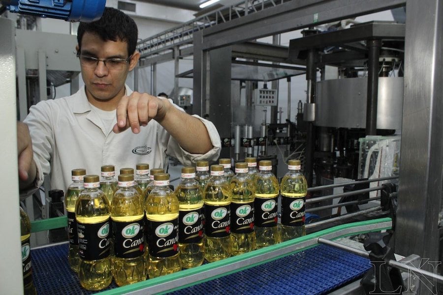 Se procesaron 7.110 toneladas de la oleaginosa, el menor registro para un primer mes del año desde que la Cappro inició con sus estadísticas en el 2008. La soja molida no fue la materia prima más procesada por las aceiteras, cediendo temporalmente su lugar a la canola. Foto: Archivo.