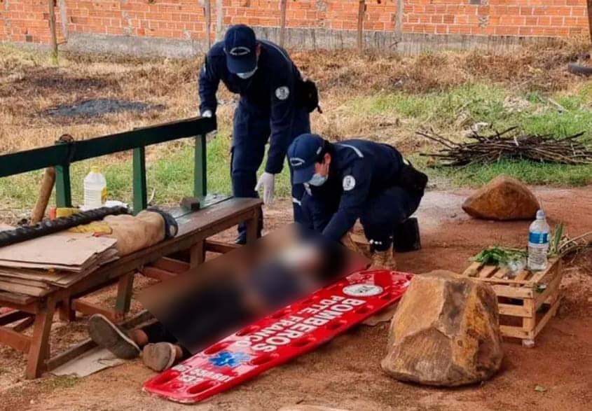 Ocurrió en el barrio San Sebastián de la ciudad de Presidente Franco. Foto: Gentileza.