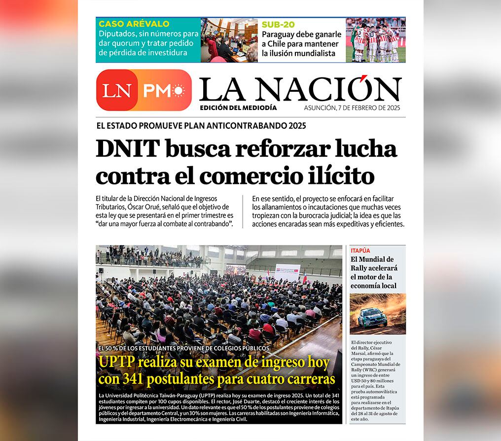 LN PM: edición mediodía del 7 de febrero