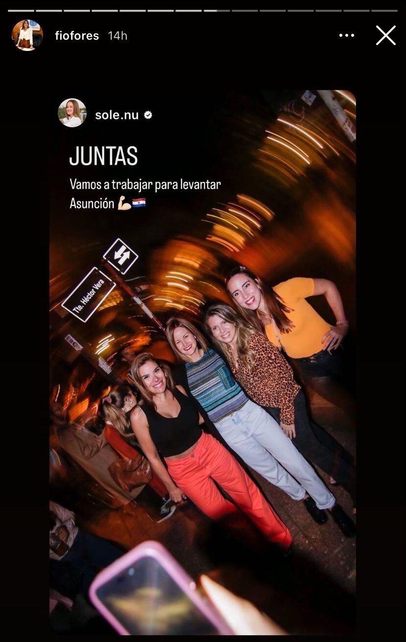 Fiorella Forestieri, Paulina Serrano y Jazmín Galeano acompañaron a Soledad Núñez recorriendo bares y este viernes faltaron a la sesión de la municipalidad. Foto: Captura de pantalla.