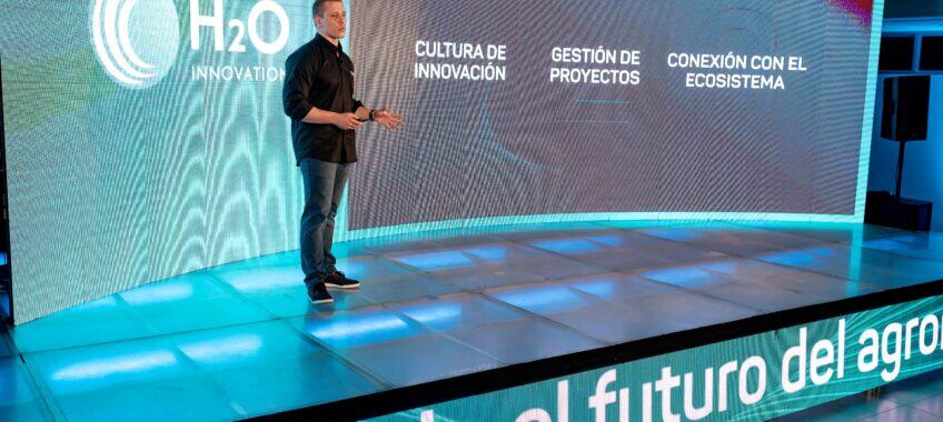 Felipi Sarabia, head de Innovación de H2O Innovation, el primer Hub del Agronegocio en Paraguay. Foto: Gentileza.