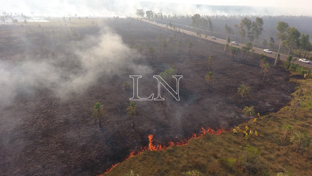 La campaña busca prevenir nuevos incendios en áreas silvestres protegidas como el Banco San Miguel. Foto: Pánfilo Leguizamón.