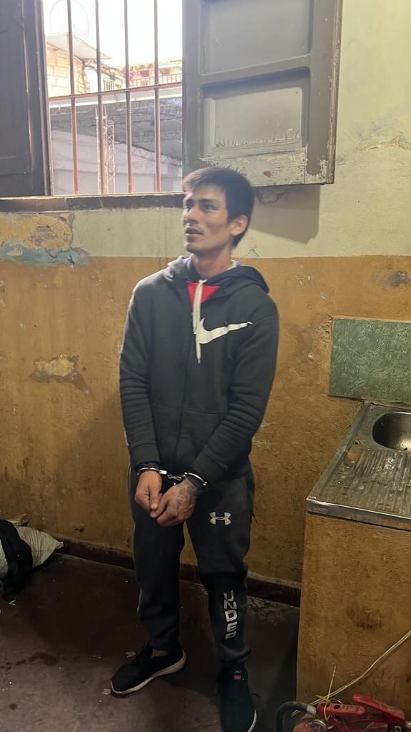 Se trata del recluso Blas Domingo Garcete Pérez, de 23 años, que está en prisión desde el 2016 por un caso de robo agravado. Foto: Gentileza.