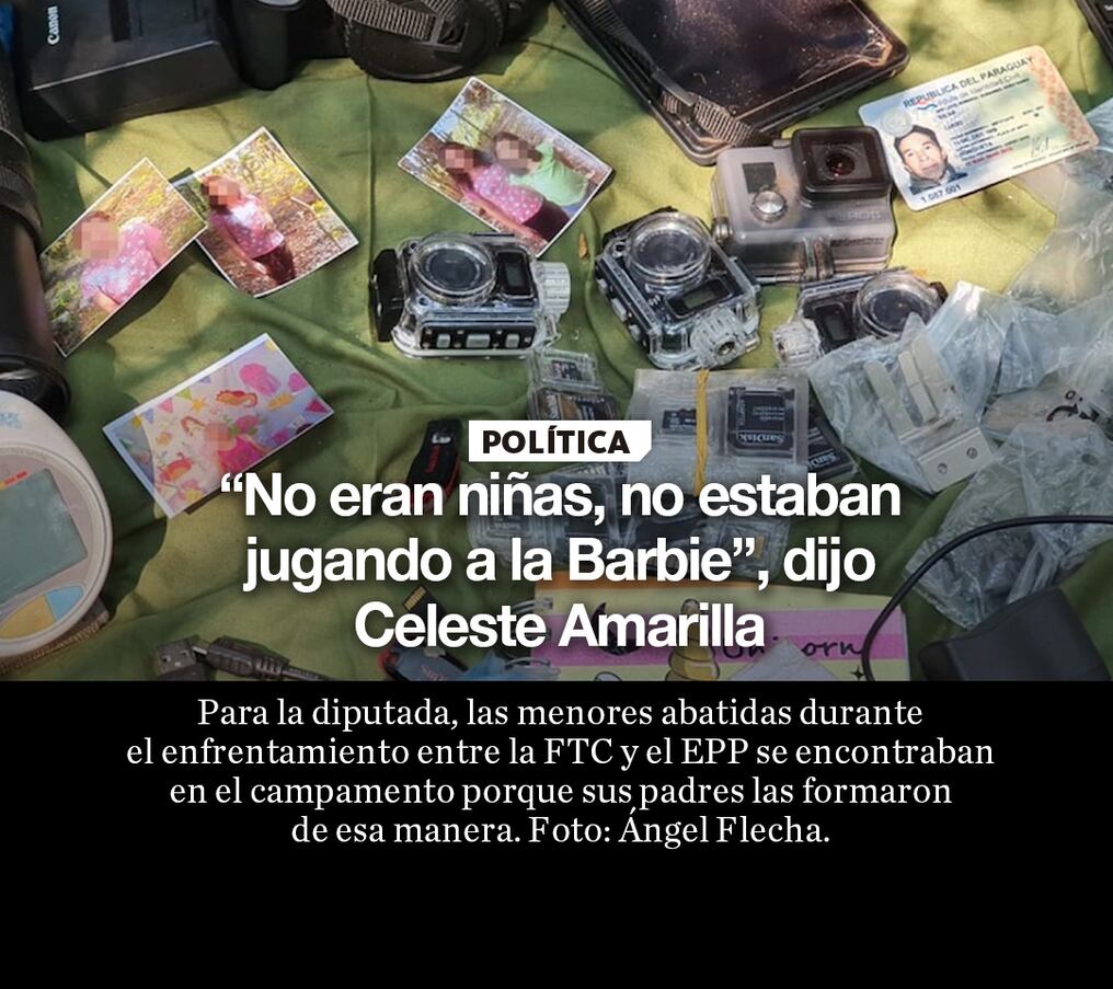 “No eran niñas, no estaban jugando a la Barbie”, dijo Celeste Amarilla