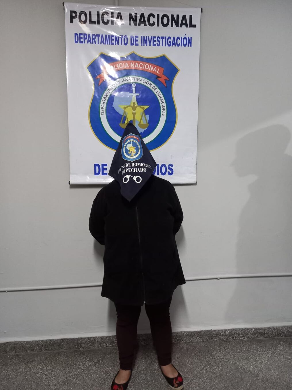 Elva Mereles es sindicada como sospechosa del crimen de su marido Ernesto Florentín por contradicciones de su relato. Foto: Gentileza.