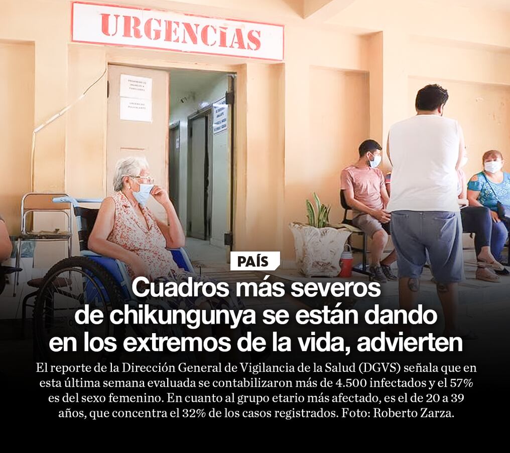 Cuadros más severos de chikungunya se están dando en los extremos de la vida, advierten