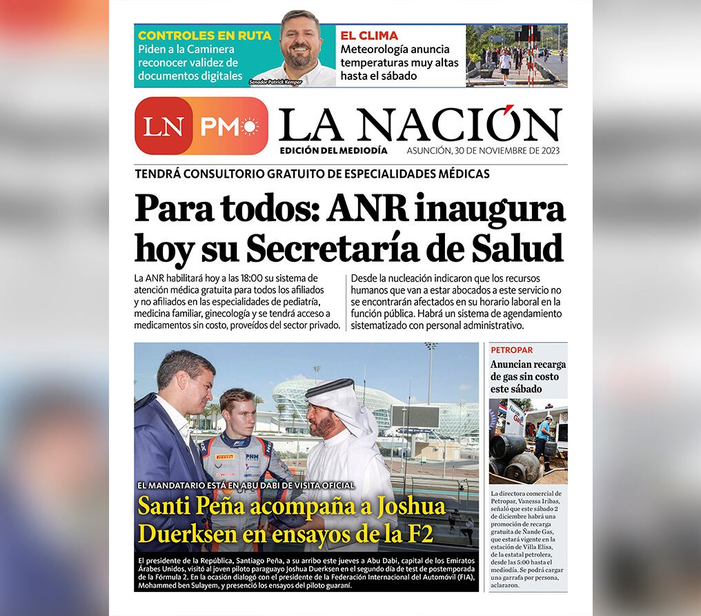 LN PM: edición mediodía del 30 de noviembre