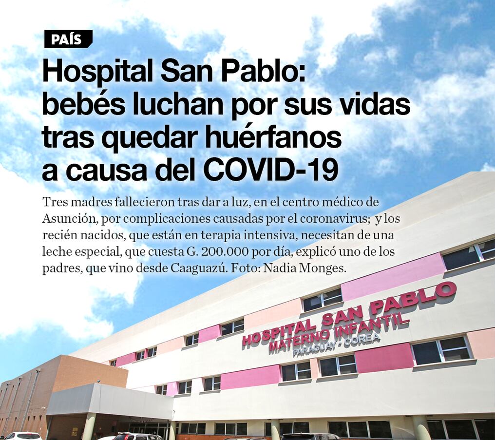 Hospital San Pablo: bebés luchan por sus vidas tras quedar huérfanos a causa del COVID-19