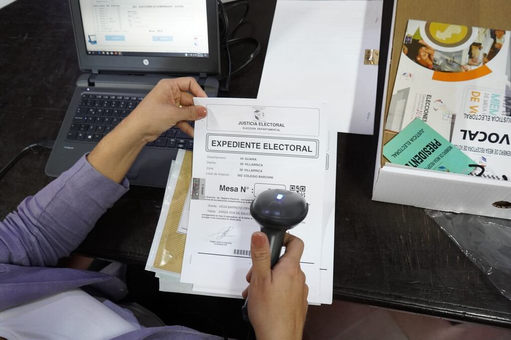 Desde el TSJE recordaron que se utilizarán los boletines y no las máquinas de votación debido a la presentación de un solo candidato para el cargo. Foto: Gentileza.