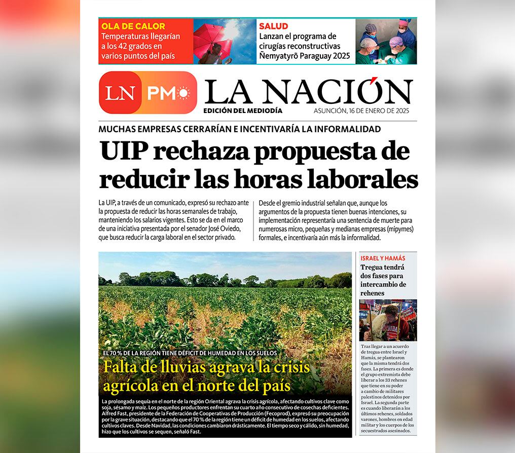 LN PM: edición del 16 de enero