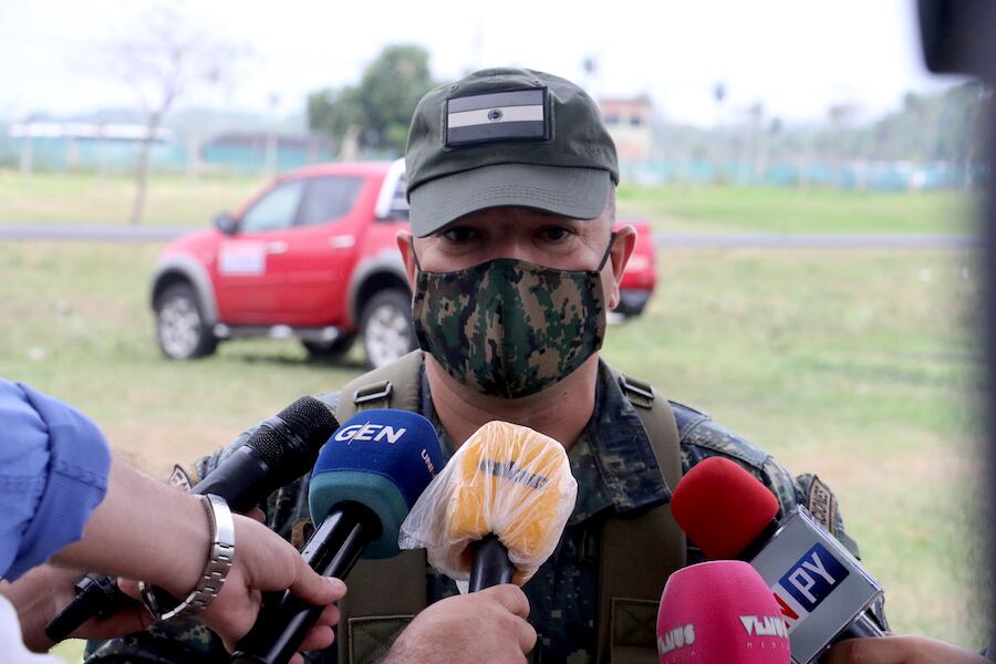 El vocero de la Fuerza de Tarea Conjunta (FTC), Tte. Cnel. Luis Apezteguia, mencionó que los integrantes de la delegación humanitaria de extranjeros que incursionaron en la zona norte del país, actuaron con prepotencia y queriendo incidentar. Foto: Archivo.