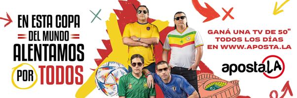 Aposta.La y Próceres de Mayo se unen en una campaña publicitaria para estrenar una canción rememorando las épocas de gloria de la selección nacional. Foto: Gentileza.