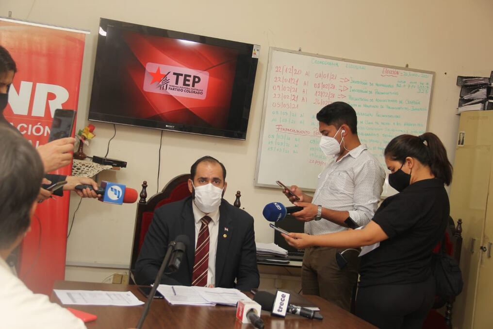 El presidente del TEP, Santiago Brizuela aclaró que la Junta de Gobierno financia gran parte de las internas. Foto: Archivo.