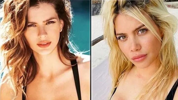 Wanda Nara (derecha) respondió a la China Suárez con un fuerte mensaje en Instagram. Foto: Gentileza.