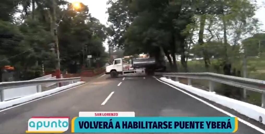 Sostienen que en el lugar se puede ver un puente totalmente renovado, nuevo, pero que se hizo por encima de la estructura antigua. Foto: Captura de video.