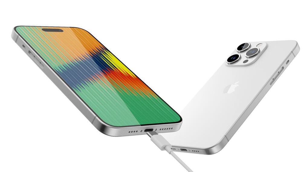 El diseño del iPhone 15 Pro será el primer modelo de Apple en incorporar USB-C. Foto: Gentileza