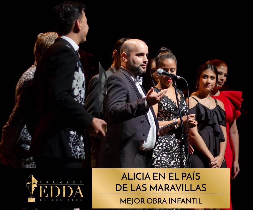 El elenco de "Alicia en el país de las maravillas" fue premiado en la primera edición, en el 2019. Foto: Gentileza.