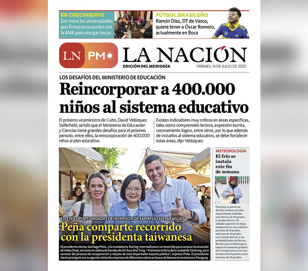 LN PM: edición mediodía del 14 de julio 