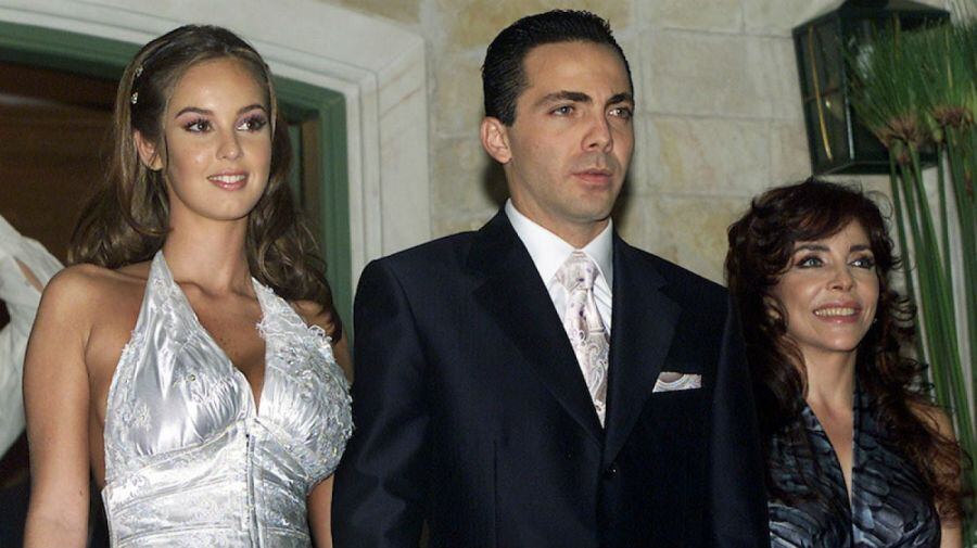 Gabriela Bo y Cristian Castro, durante su boda. Foto: Gentileza 