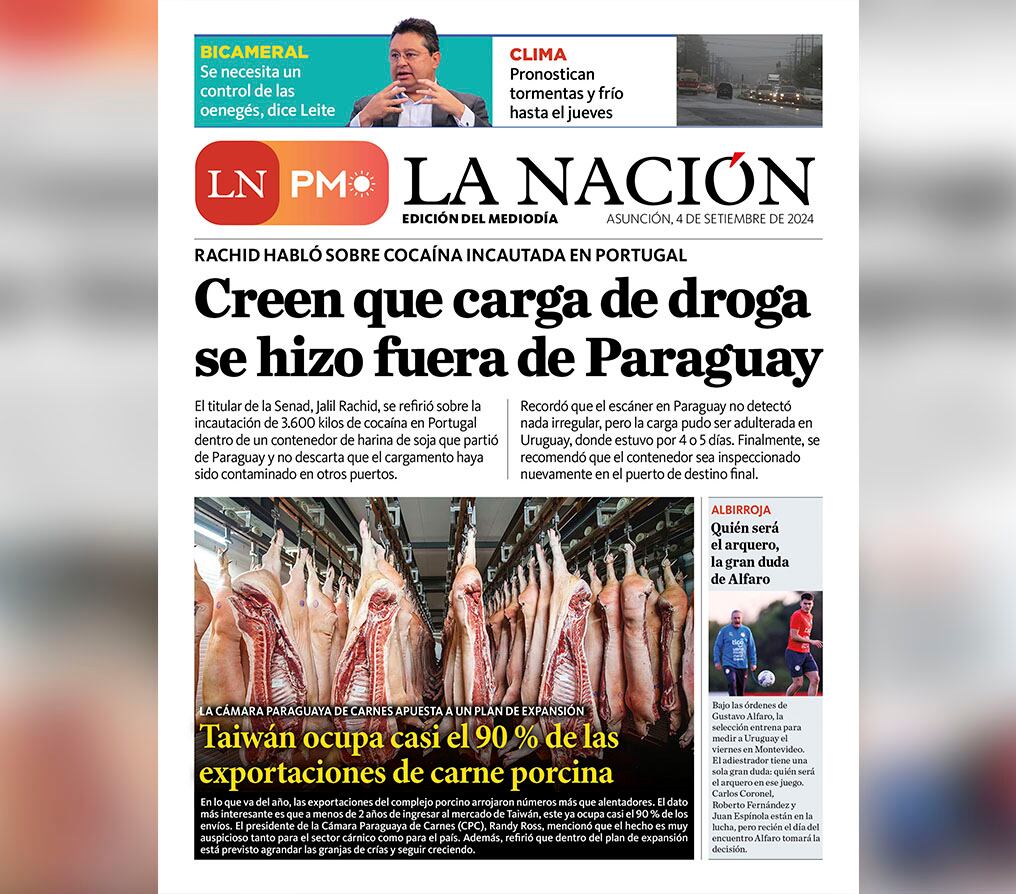 LN PM: edición del 4 de setiembre