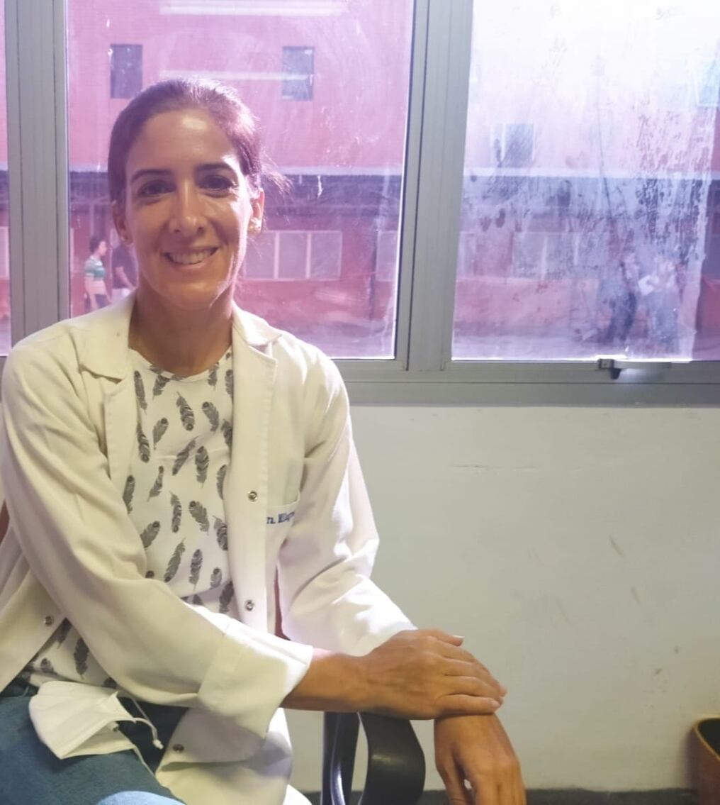 Dra. Milagros Vargas Peña, especialista del Departamento de Cardiología Pediátrica de la Facultad de Ciencias Médicas UNA – Hospital de Clínicas. Foto: Gentileza.