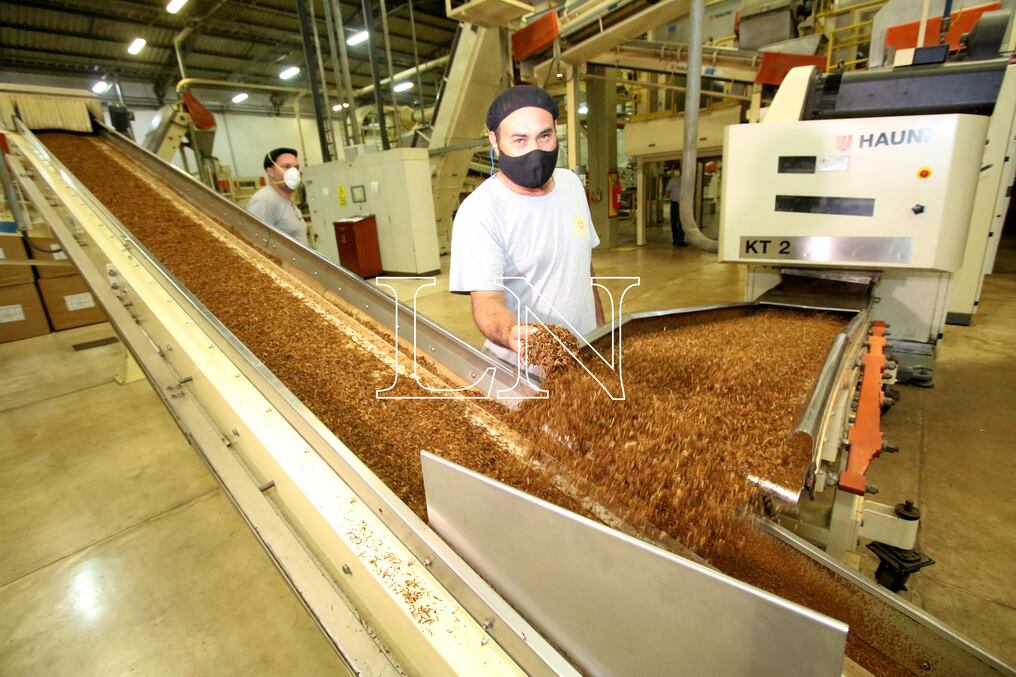 La industria tabacalera de Tabesa emplea a más de 1.100 personas en la actualidad. Foto: Pánfilo Leguizamón.