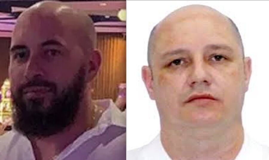 Marcus Vinicius Espíndola Marqués de Padua, detenido en Brasil y Lindomar Reges Furtado, presunto narco.