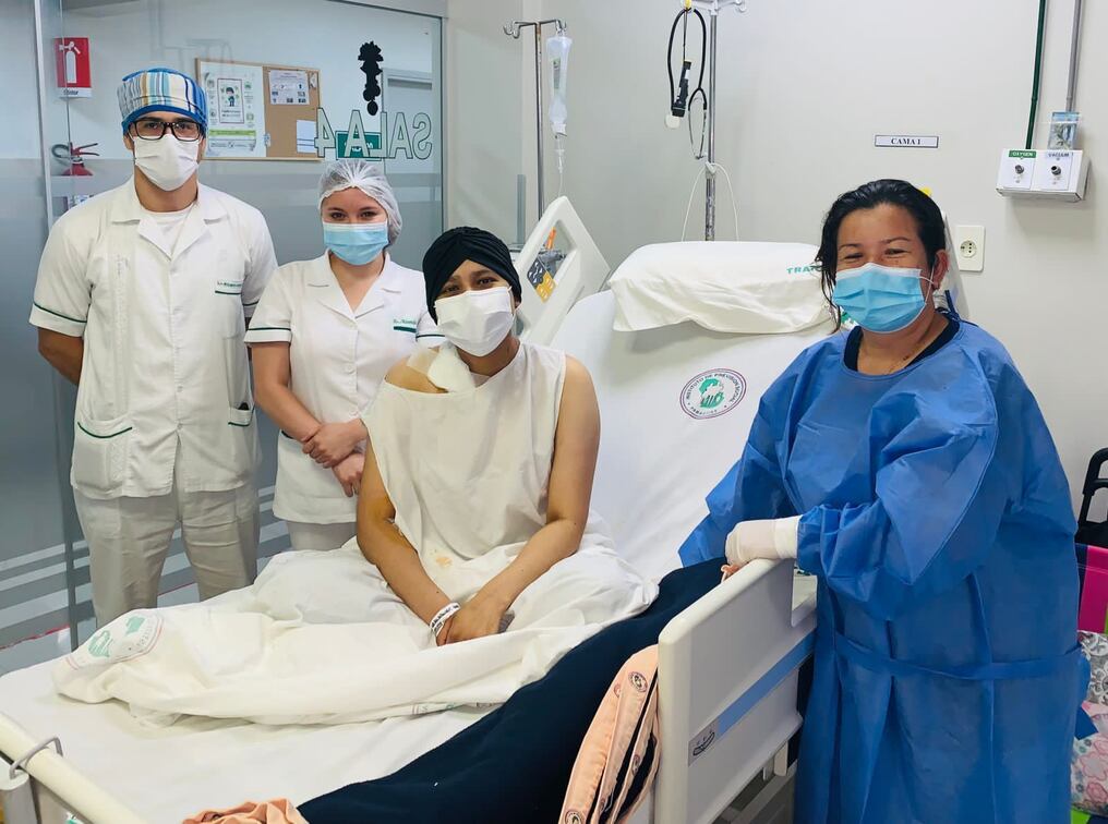 La Unidad de Trasplante del Hospital Central del IPS dio de alta médica a dos pacientes trasplantados de médula ósea, cirugías desarrolladas de forma exitosa. Foto: Gentileza.