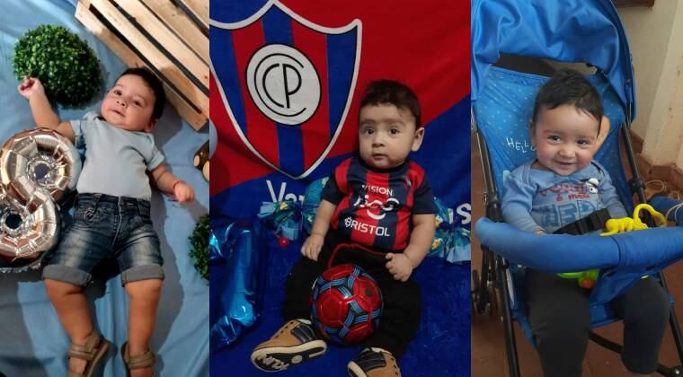 Axel en estos momentos está cumpliendo 69 días internado en la Unidad de Terapia Intensiva de un sanatorio privado y sus padres están iniciando una campaña para conseguir US$ 2,1 millones que es el costo del medicamento. Foto: Gentileza.
