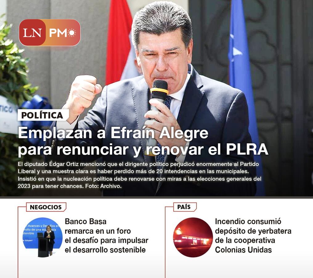 LN PM: Las noticias más relevantes de la siesta del 12 de octubre 