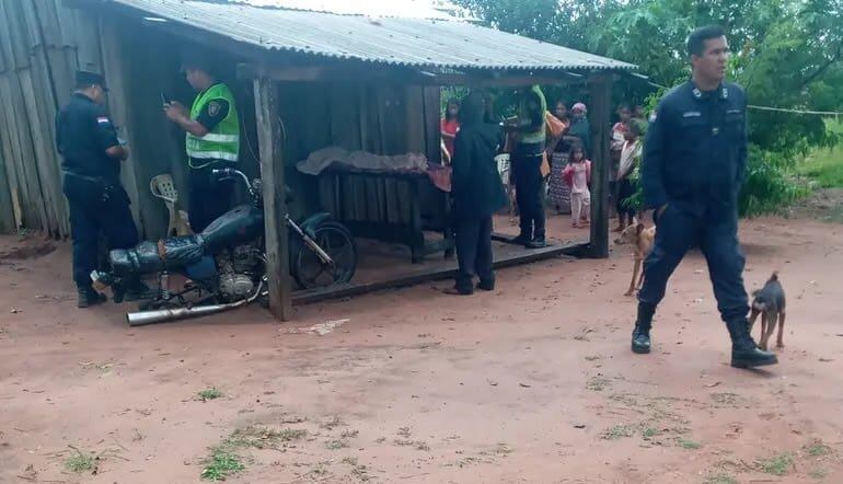 Una tragedia enluta la tarde de este viernes en Canindeyú; un niño disparó de forma accidental y mató a su hermanita. Foto: Gentileza.